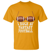 Funny I Suck At Fantasy Football Loser Bikini T Shirt - Wonder Print Shop