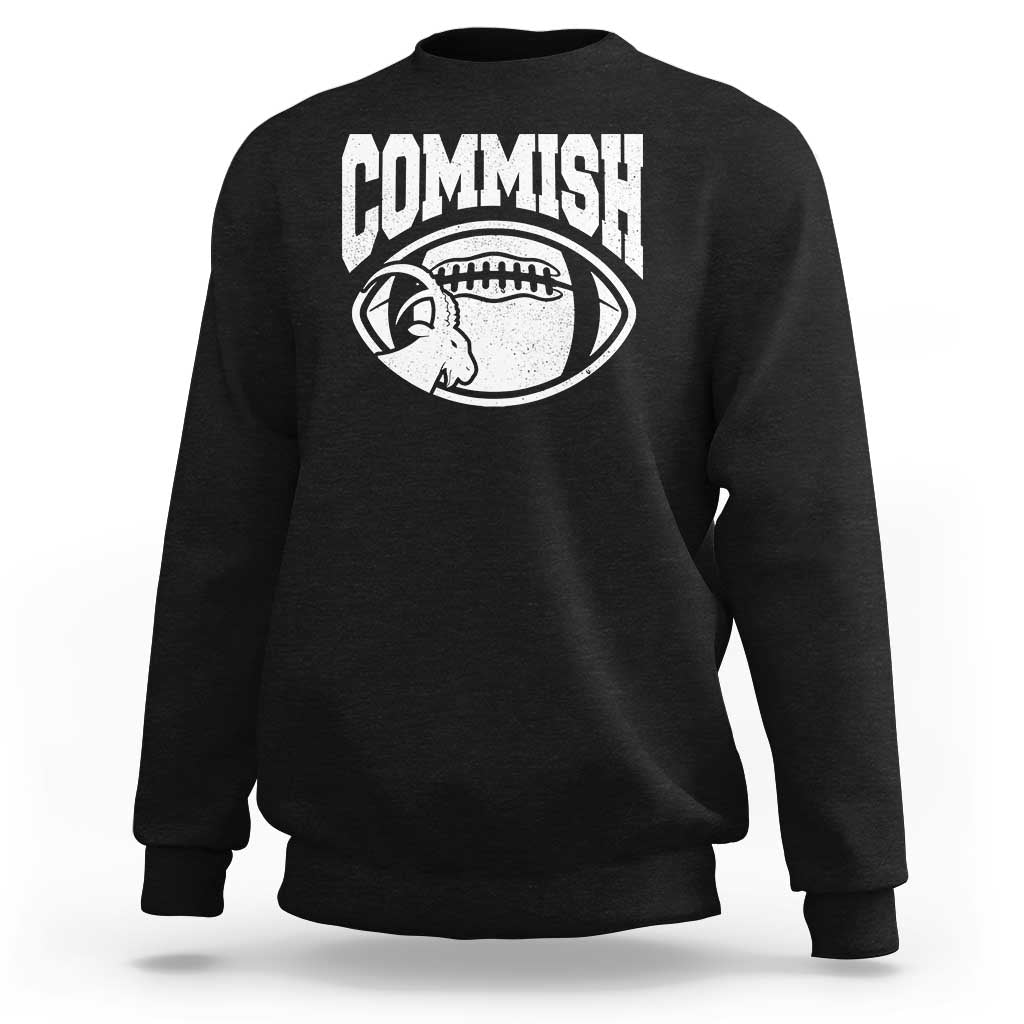 Fantasy Football Goat Commish Sweatshirt - Wonder Print Shop