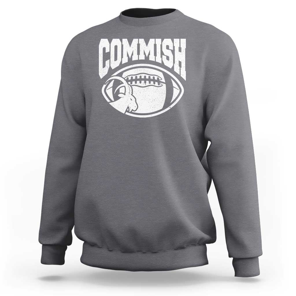 Fantasy Football Goat Commish Sweatshirt - Wonder Print Shop