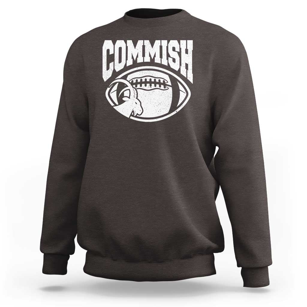 Fantasy Football Goat Commish Sweatshirt - Wonder Print Shop