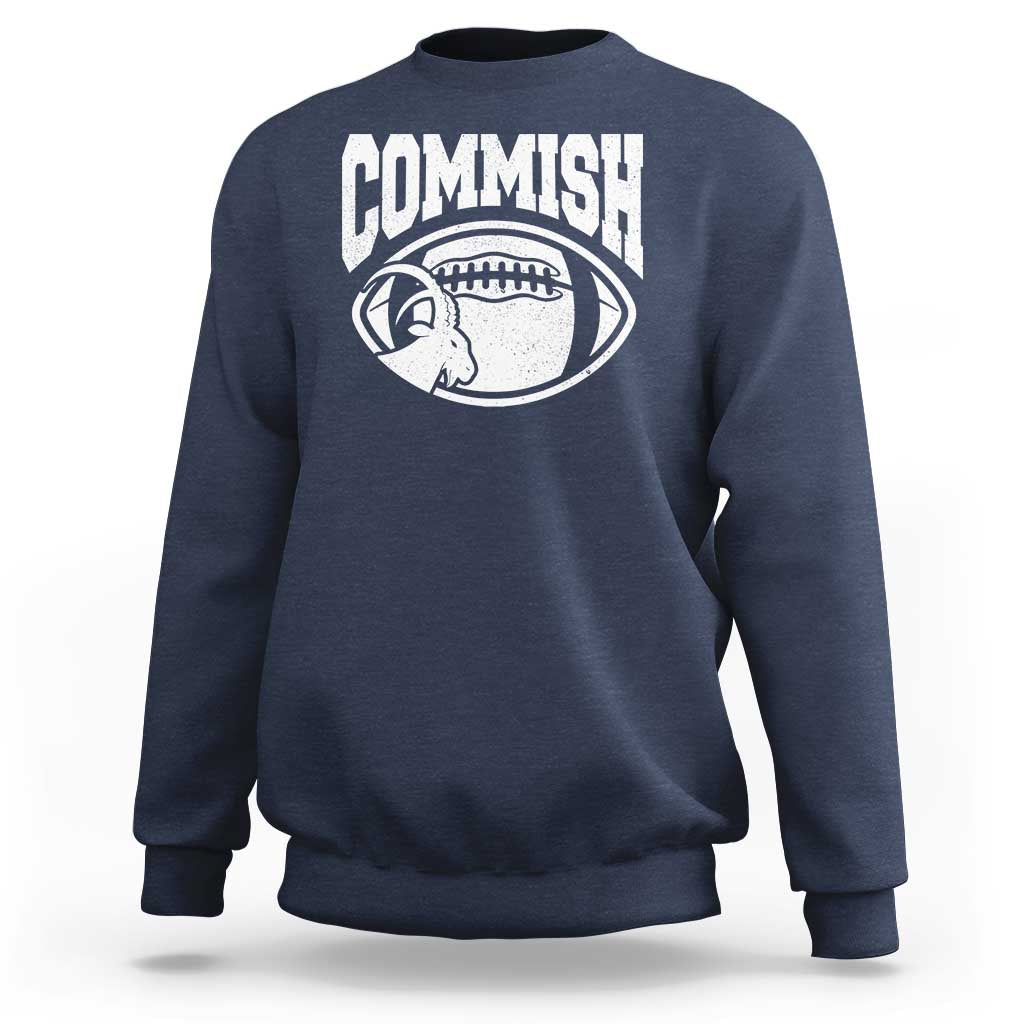 Fantasy Football Goat Commish Sweatshirt - Wonder Print Shop