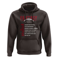 Funny Fantasy Football Schedule Hoodie - Wonder Print Shop