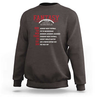 Funny Fantasy Football Schedule Sweatshirt - Wonder Print Shop