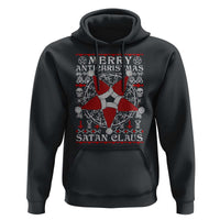Anti Christmas Hoodie Merry Antichristmas Noel Hat Pentagram