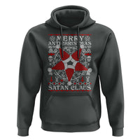 Anti Christmas Hoodie Merry Antichristmas Noel Hat Pentagram
