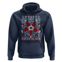 Anti Christmas Hoodie Merry Antichristmas Noel Hat Pentagram