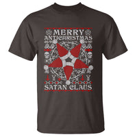 Anti Christmas T Shirt Merry Antichristmas Noel Hat Pentagram - Wonder Print Shop
