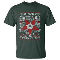 Anti Christmas T Shirt Merry Antichristmas Noel Hat Pentagram - Wonder Print Shop