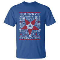 Anti Christmas T Shirt Merry Antichristmas Noel Hat Pentagram - Wonder Print Shop