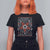 Anti Christmas T Shirt For Women Merry Antichristmas Noel Hat Pentagram - Wonder Print Shop