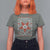 Anti Christmas T Shirt For Women Merry Antichristmas Noel Hat Pentagram - Wonder Print Shop