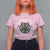 Anti Christmas T Shirt For Women Merry Christless Satan Baphomet Wreath - Wonder Print Shop