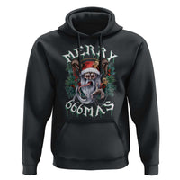 Anti Christmas Hoodie Merry 666Mas Satan Creepy Christmas