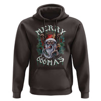 Anti Christmas Hoodie Merry 666Mas Satan Creepy Christmas