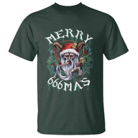 Anti Christmas T Shirt Merry 666Mas Satan Creepy Christmas - Wonder Print Shop