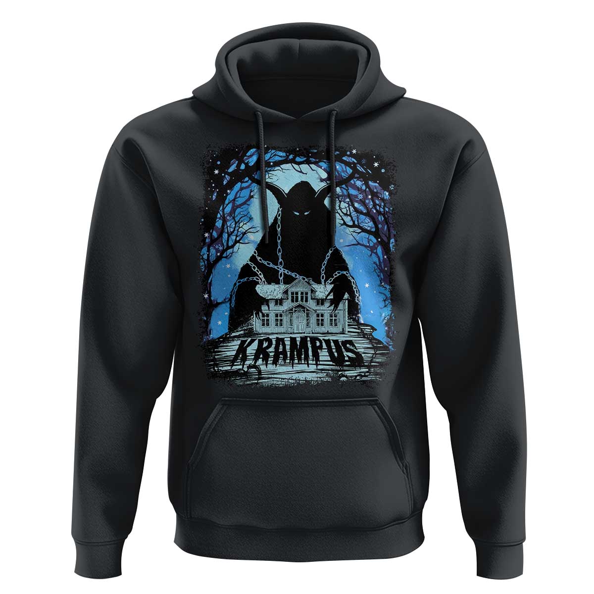 Dark Gothic Christmas Krampus Hoodie
