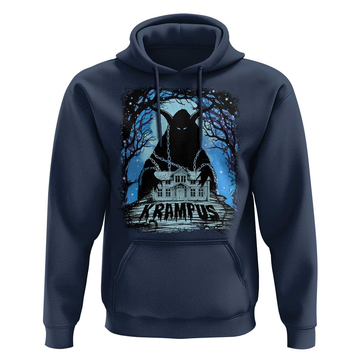 Dark Gothic Christmas Krampus Hoodie