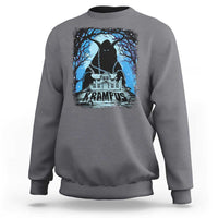 Dark Gothic Christmas Krampus Sweatshirt - Wonder Print Shop