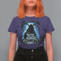 Dark Gothic Christmas Krampus T Shirt For Women - Wonder Print Shop