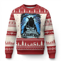 Dark Gothic Christmas Krampus Ugly Christmas Sweater - Wonder Print Shop