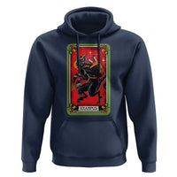 Christmas Krampus Hoodie American Traditional Tarot Card