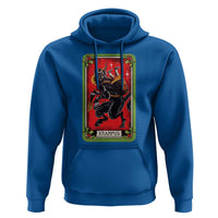 Christmas Krampus Hoodie American Traditional Tarot Card