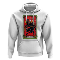 Christmas Krampus Hoodie American Traditional Tarot Card