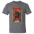 Christmas Krampus T Shirt American Traditional Tarot Card - Wonder Print Shop