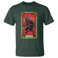 Christmas Krampus T Shirt American Traditional Tarot Card - Wonder Print Shop