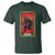 Christmas Krampus T Shirt American Traditional Tarot Card - Wonder Print Shop