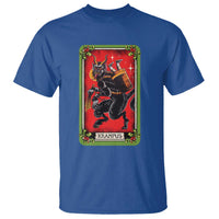 Christmas Krampus T Shirt American Traditional Tarot Card - Wonder Print Shop