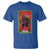 Christmas Krampus T Shirt American Traditional Tarot Card - Wonder Print Shop