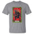 Christmas Krampus T Shirt American Traditional Tarot Card - Wonder Print Shop