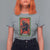 Christmas Krampus T Shirt For Women American Traditional Tarot Card - Wonder Print Shop