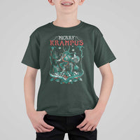 Horror Christmas Merry Krampus T Shirt For Kid - Wonder Print Shop