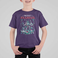 Horror Christmas Merry Krampus T Shirt For Kid - Wonder Print Shop