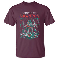 Horror Christmas Merry Krampus T Shirt - Wonder Print Shop