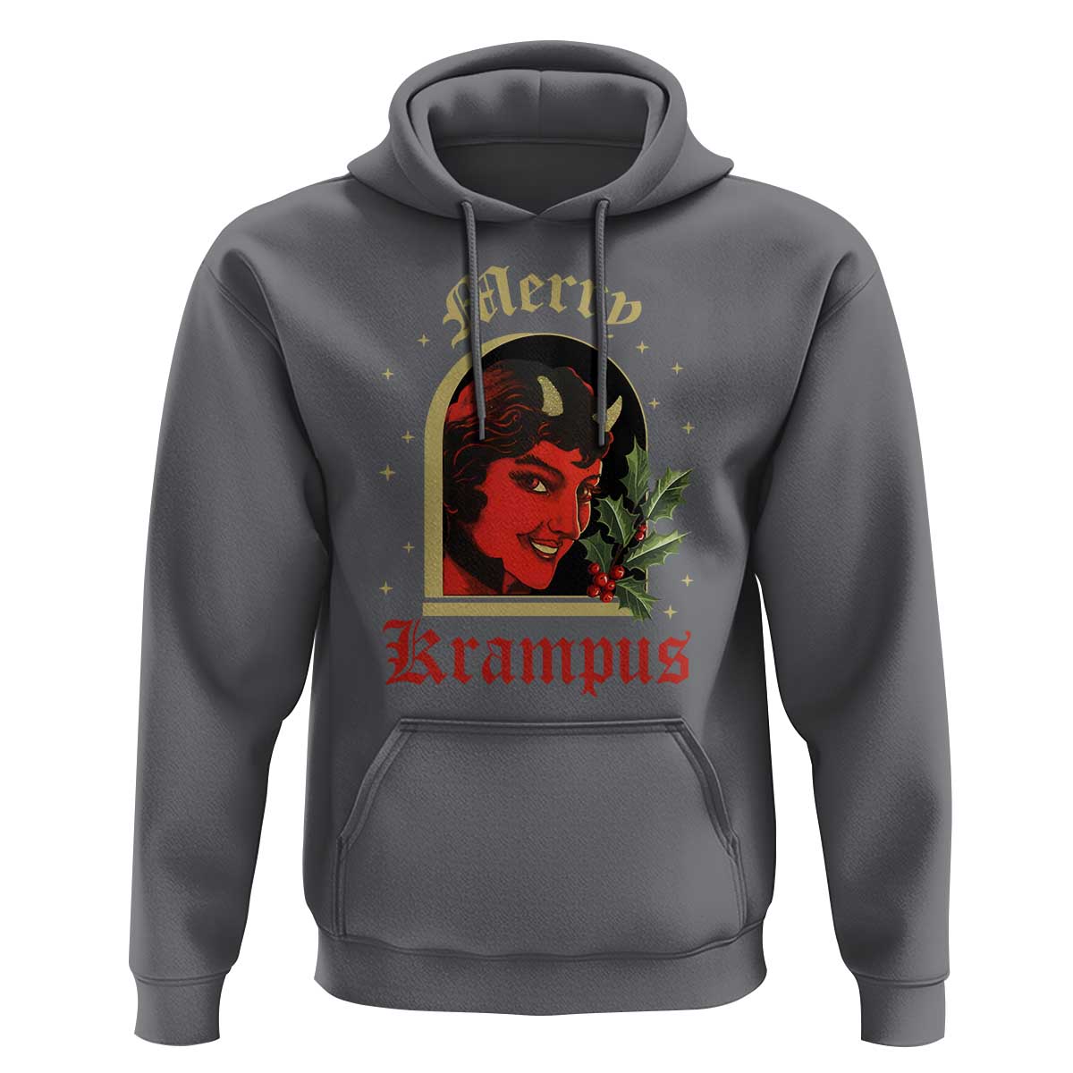 Horror Christmas Female Krampus Hoodie