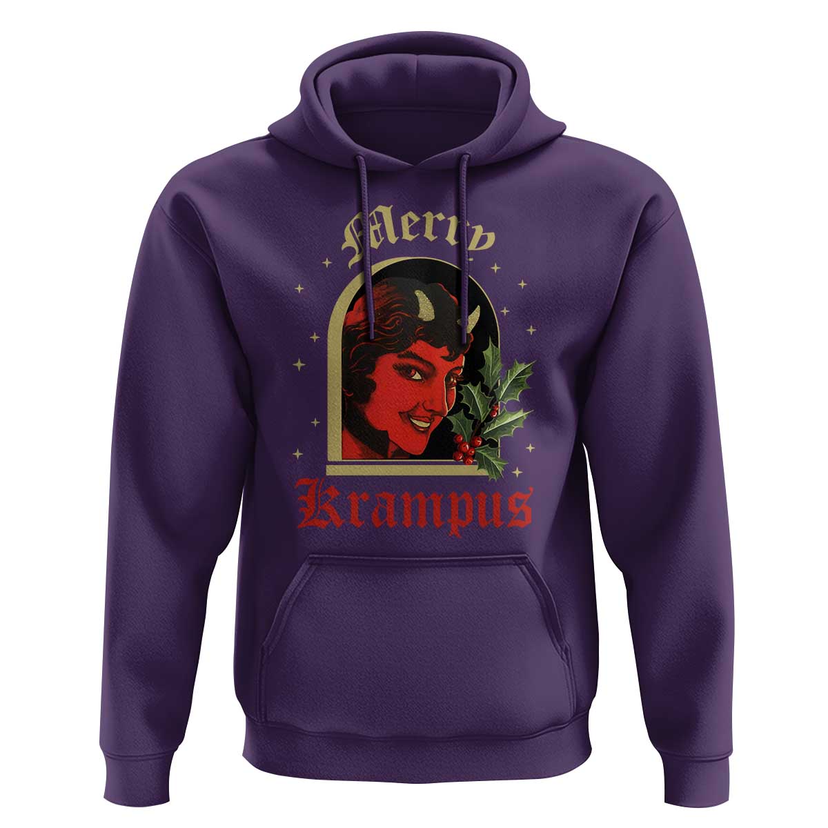 Horror Christmas Female Krampus Hoodie