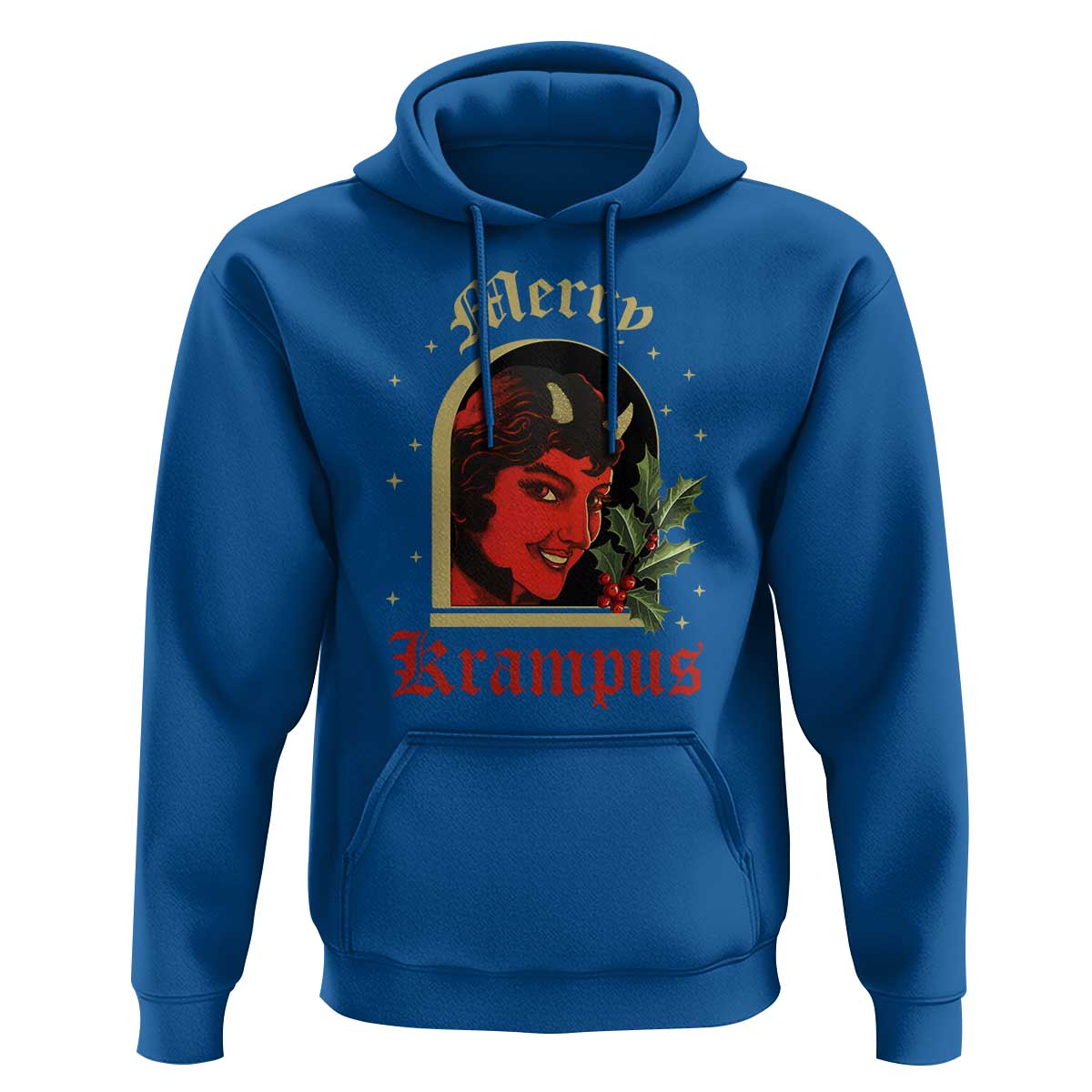 Horror Christmas Female Krampus Hoodie