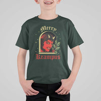 Horror Christmas Female Krampus T Shirt For Kid - Wonder Print Shop