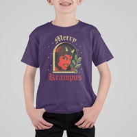 Horror Christmas Female Krampus T Shirt For Kid - Wonder Print Shop