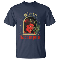 Horror Christmas Female Krampus T Shirt - Wonder Print Shop
