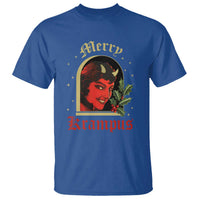 Horror Christmas Female Krampus T Shirt - Wonder Print Shop