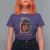 Horror Christmas Female Krampus T Shirt For Women - Wonder Print Shop