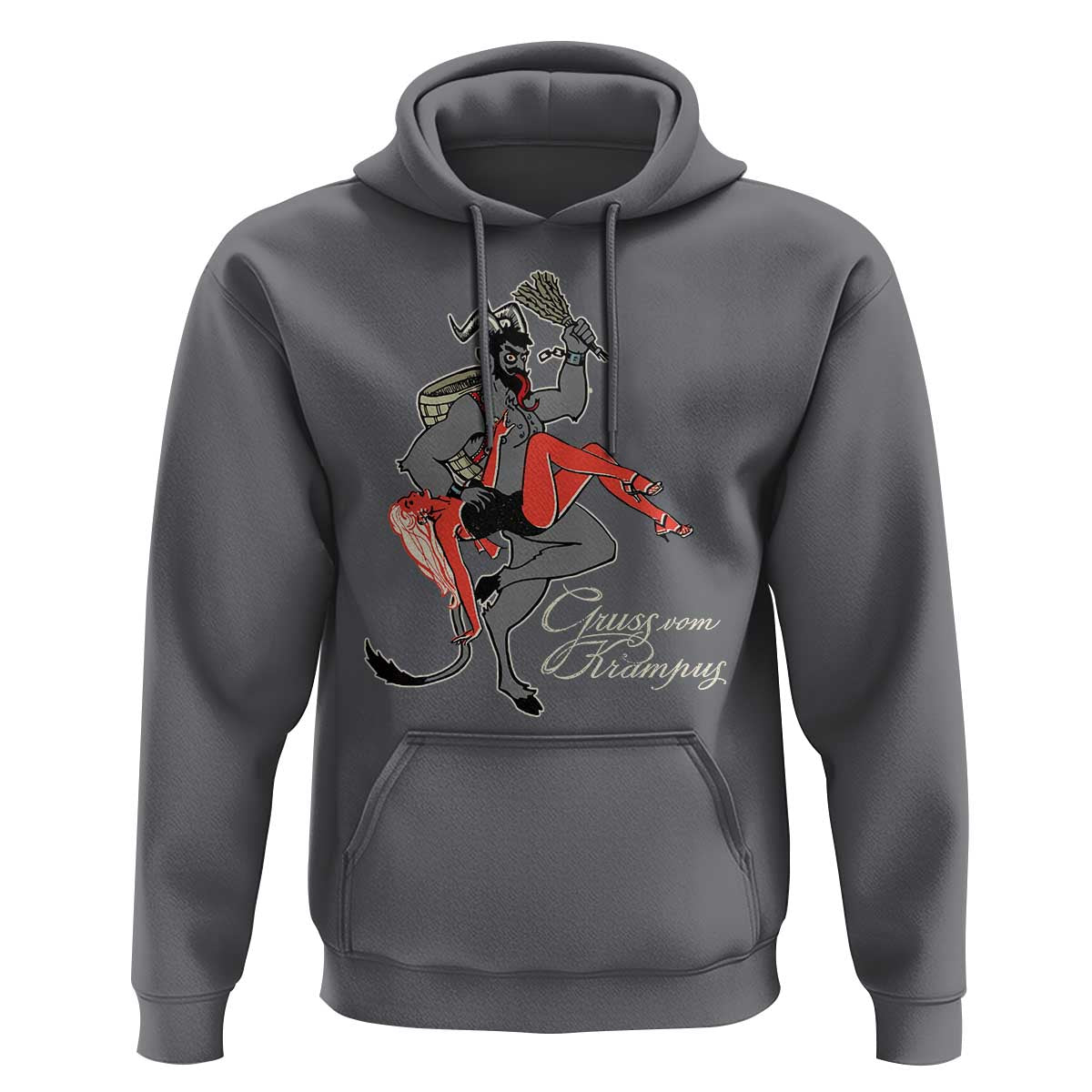 Funny Christmas Gruss Vom Krampus Hoodie