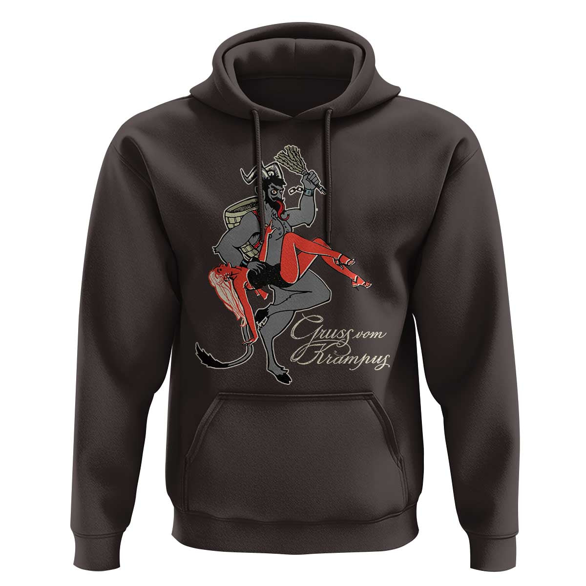 Funny Christmas Gruss Vom Krampus Hoodie