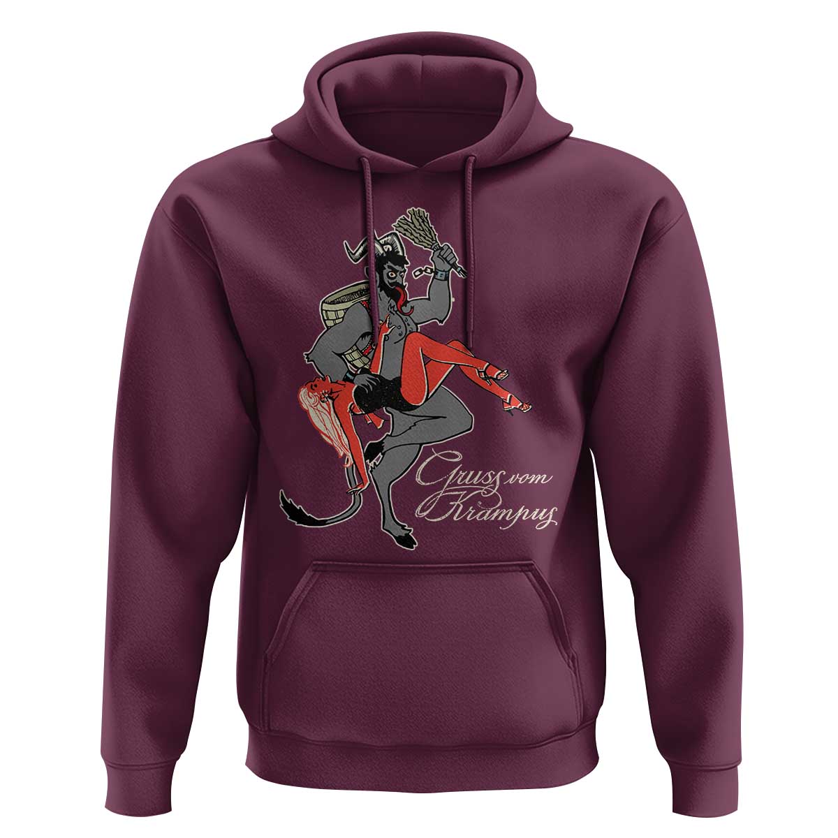 Funny Christmas Gruss Vom Krampus Hoodie