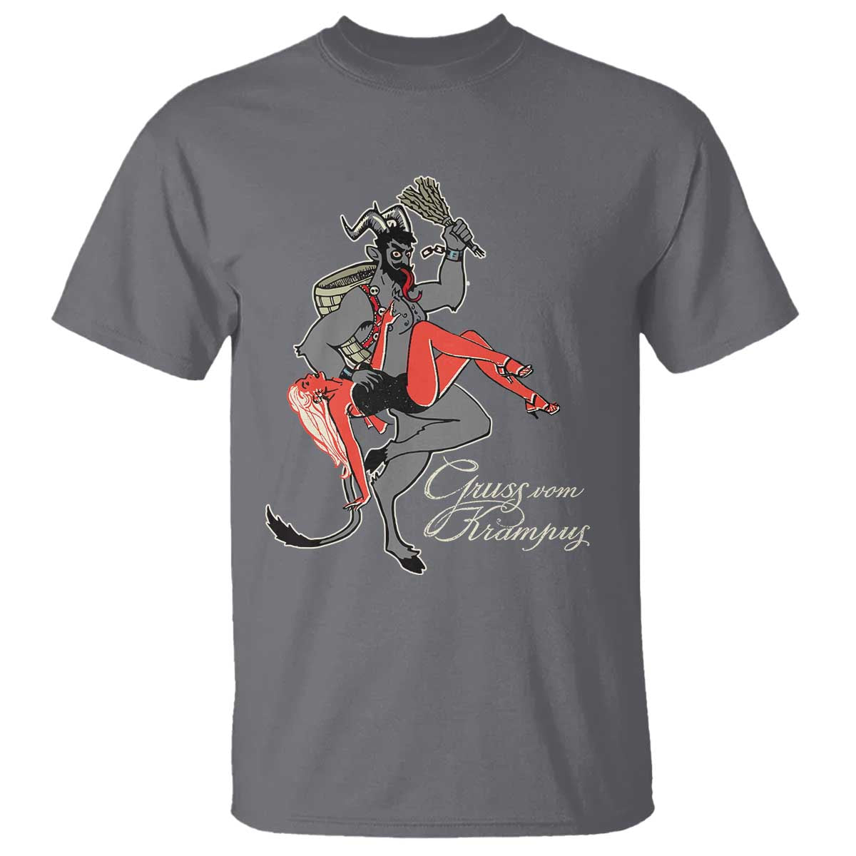 Funny Christmas Gruss Vom Krampus T Shirt - Wonder Print Shop