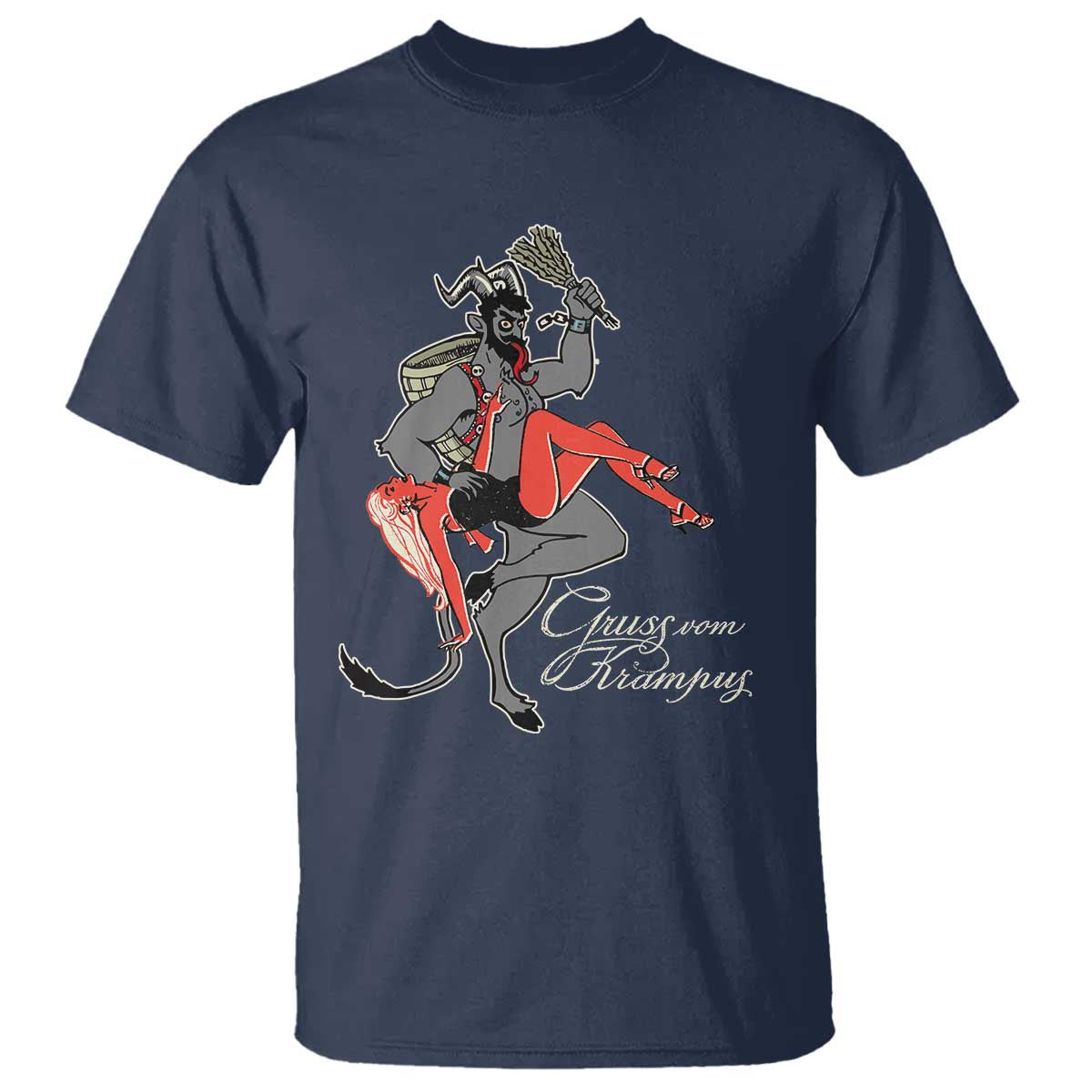 Funny Christmas Gruss Vom Krampus T Shirt - Wonder Print Shop